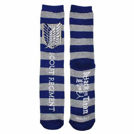 Attack On Titan Scout and Military Police 2-Pair Pack Of Crew Socks